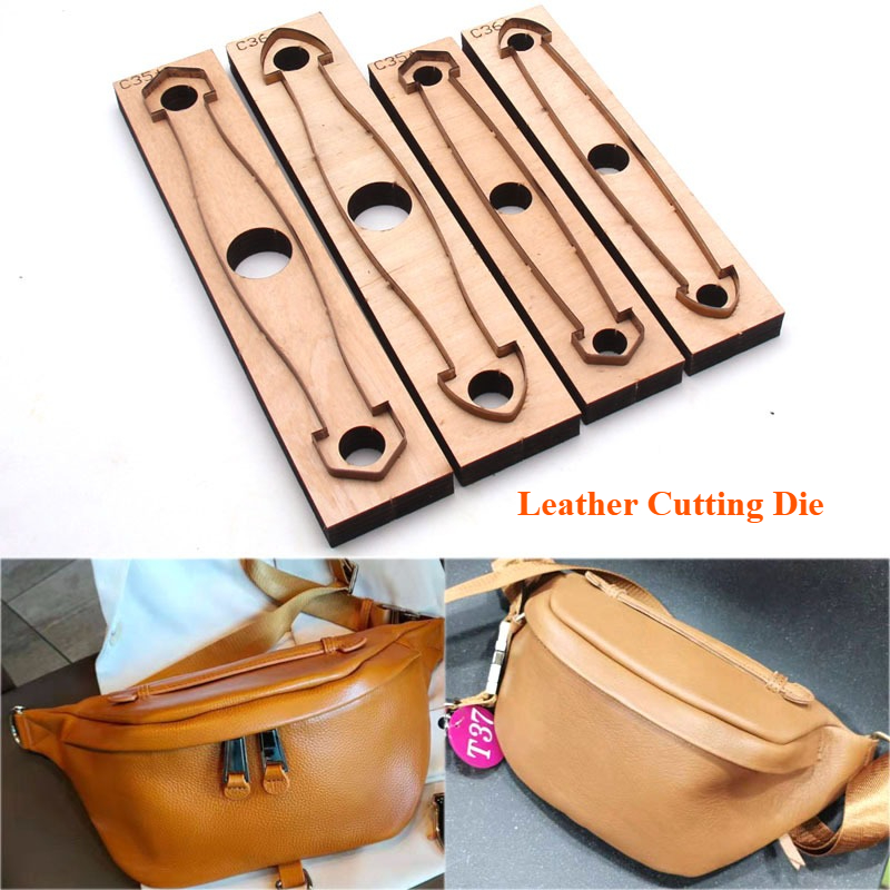 Leatherwork Templates - قالب قطع جلدي على شكل مقبض،