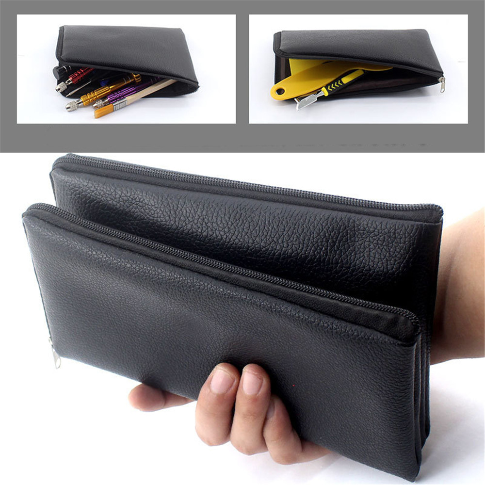 Leatherwork Hardware - طقم ملحقات محمول، مفك براغي، حقيبة