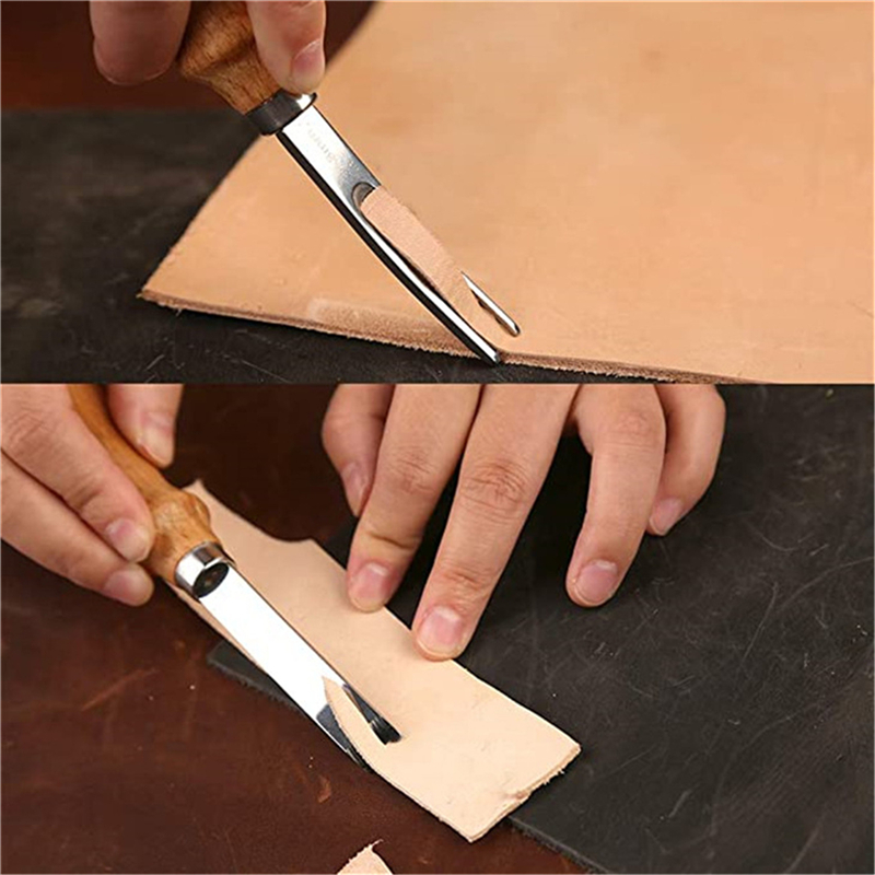 Leather Edge Beveler - حافة حرفية جلدية عملية ، تزلج