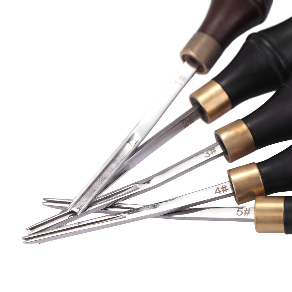 Leather Edge Beveler - أداة احترافية لتشذيب حواف الجلد بمقبض
