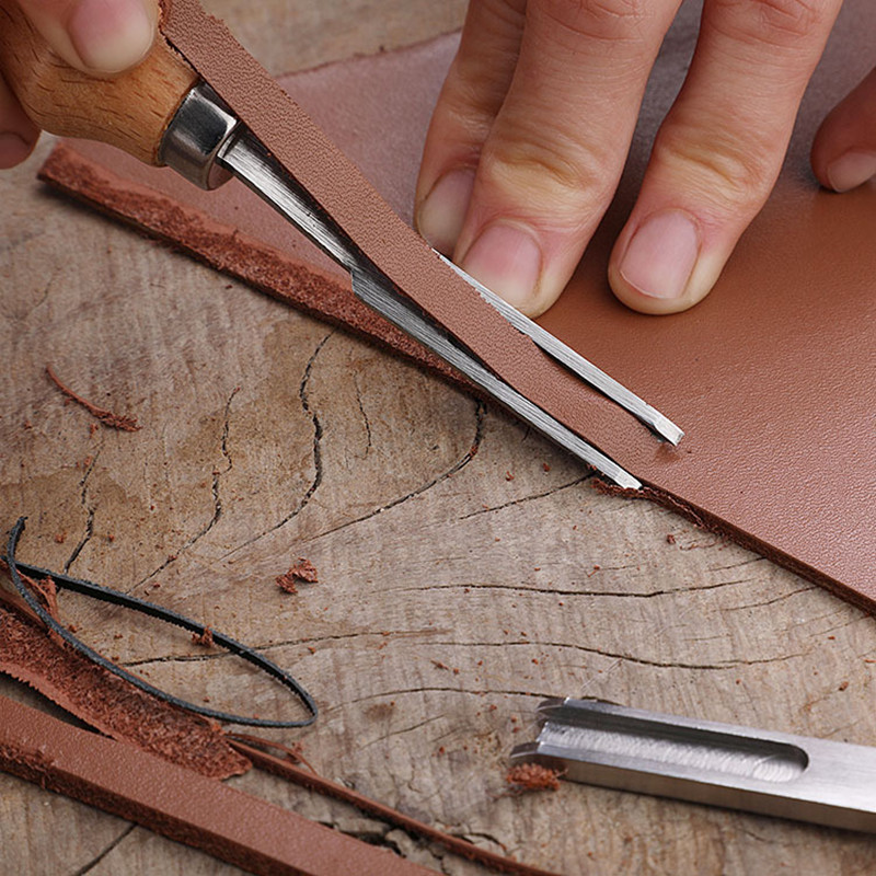 حافة جلدية Beveler ، مقلم واسع - مراجعة Skiver Leather Thin وسعره