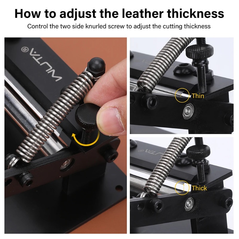 آلة يدوية كبيرة لتخفيف سمك الج - مراجعة Skiver Leather Thin وسعره
