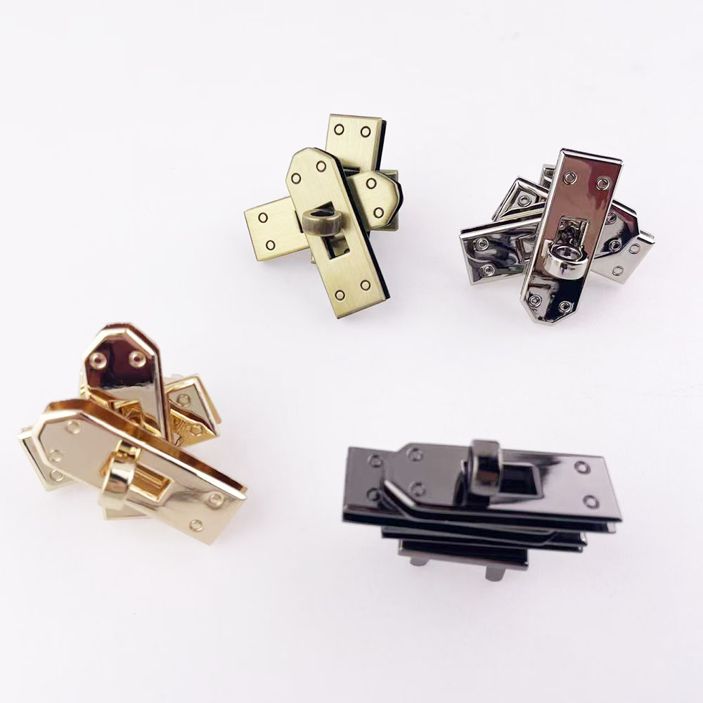طقم (4 قطع) من أقفال الحقائب ا - مراجعة Leatherwork Hardware وسعره