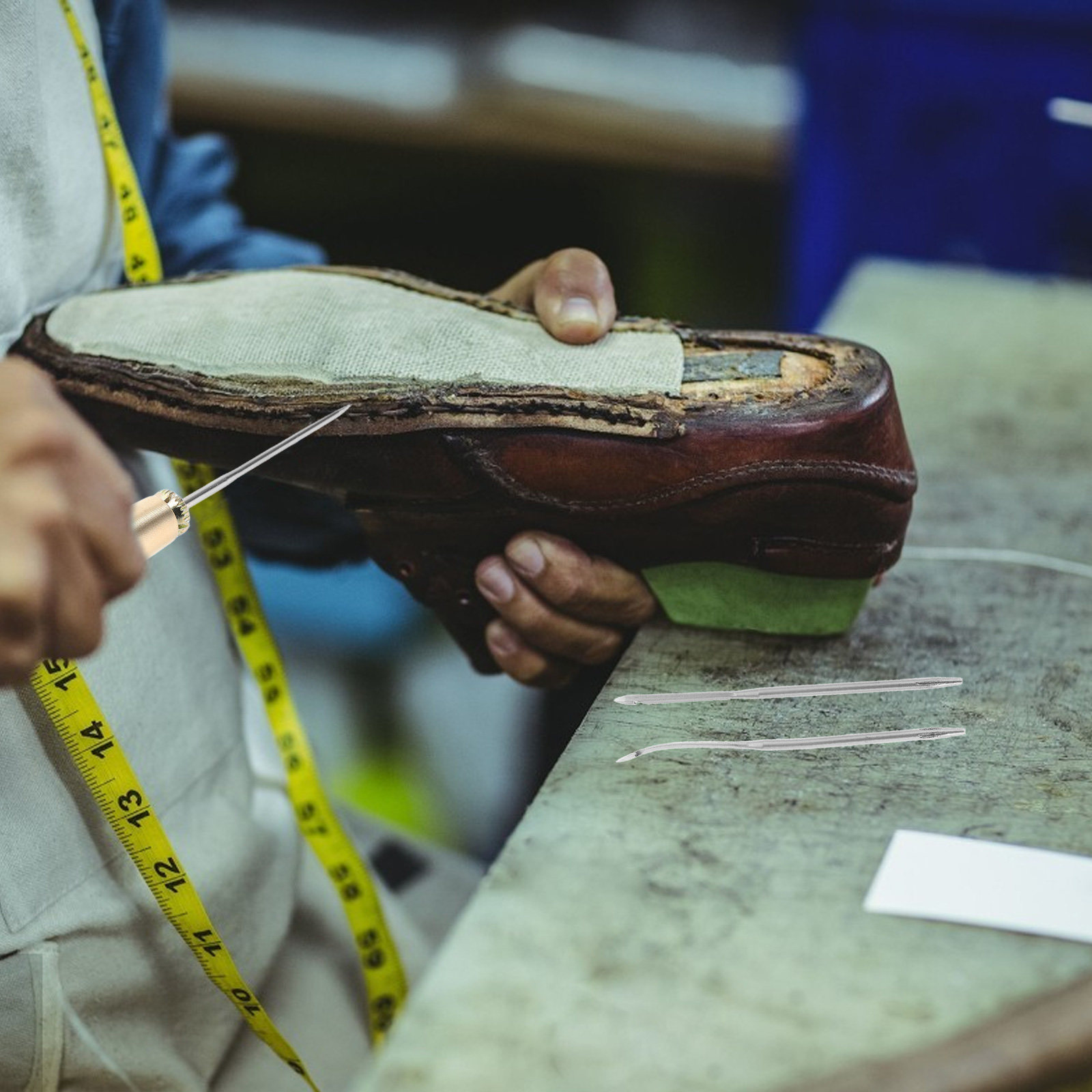 مجموعة واحدة من إبرة خياطة يدو - مراجعة Leatherwork Hand Sewing Needles وسعره