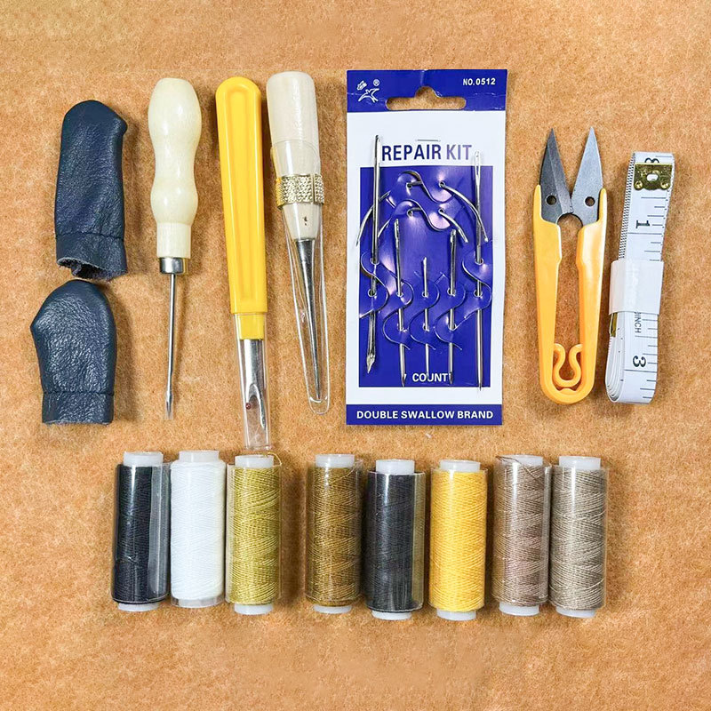 مجموعة أدوات حرفية للخياطة الي - مراجعة Leatherwork Hand Sewing Needles وسعره