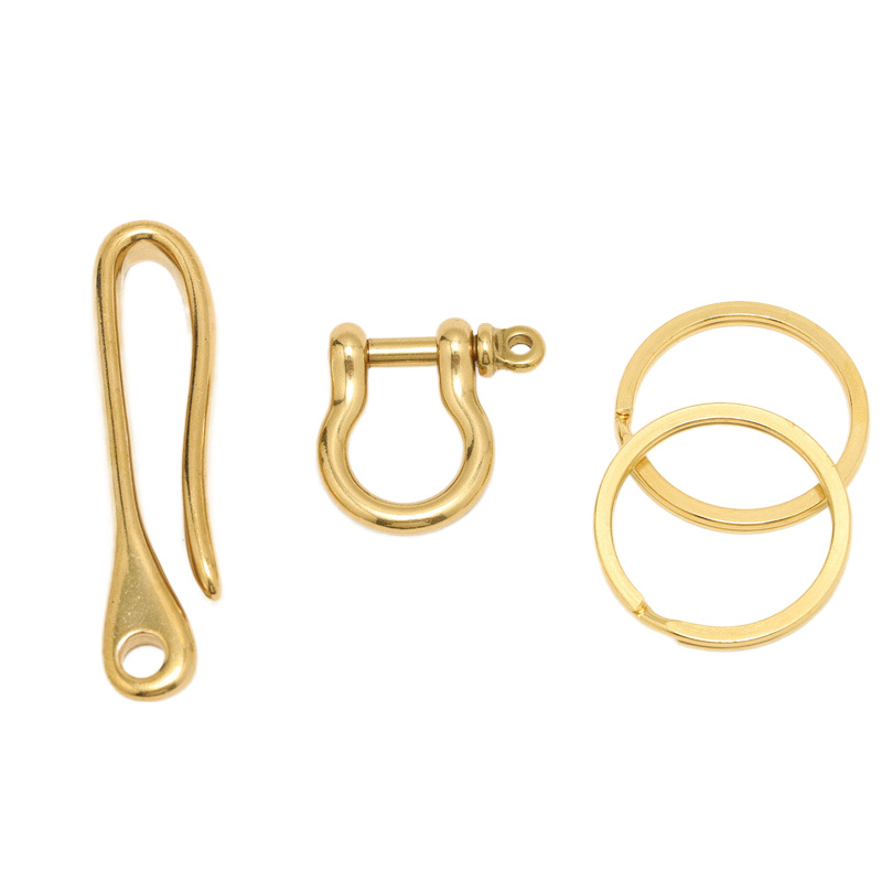 خطاف قماش نحاسي على شكل حرف U  - مراجعة Leatherwork Hardware وسعره