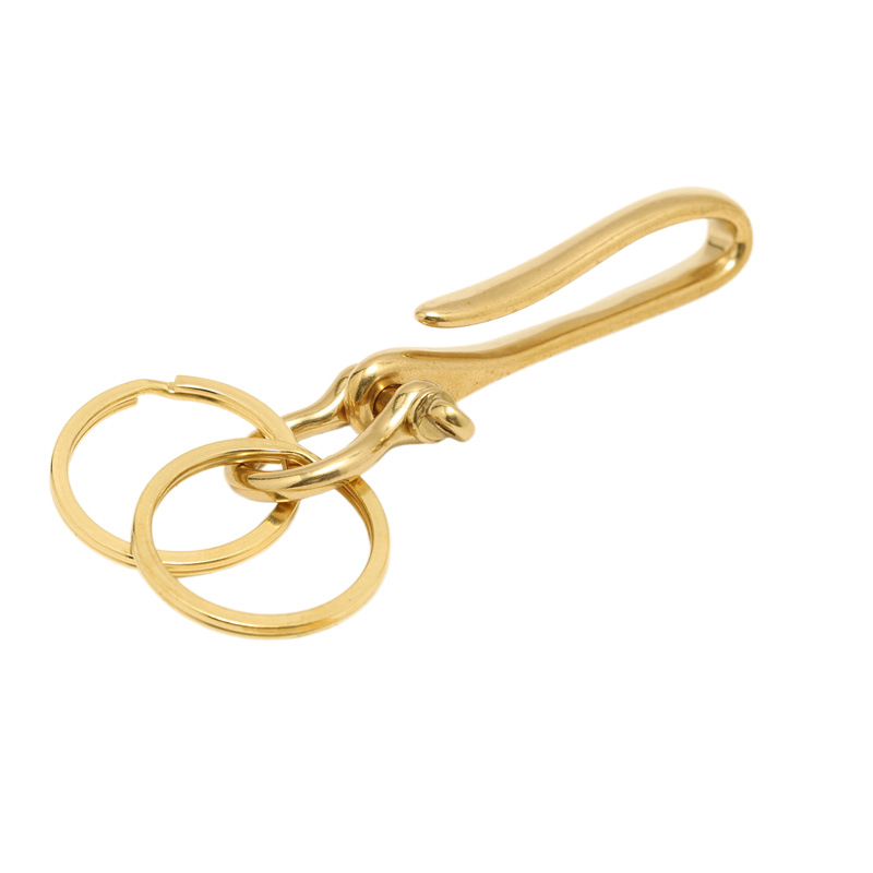 خطاف قماش نحاسي على شكل حرف U  - مراجعة Leatherwork Hardware وسعره