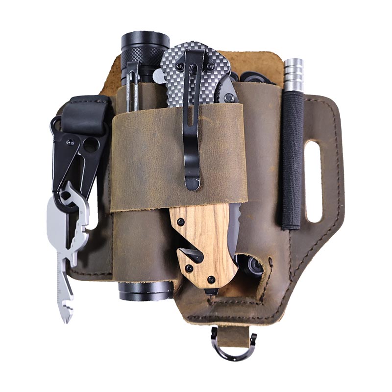 حزمة فاني التكتيكية من الجلد ا - مراجعة Leatherwork Knife Sheath وسعره