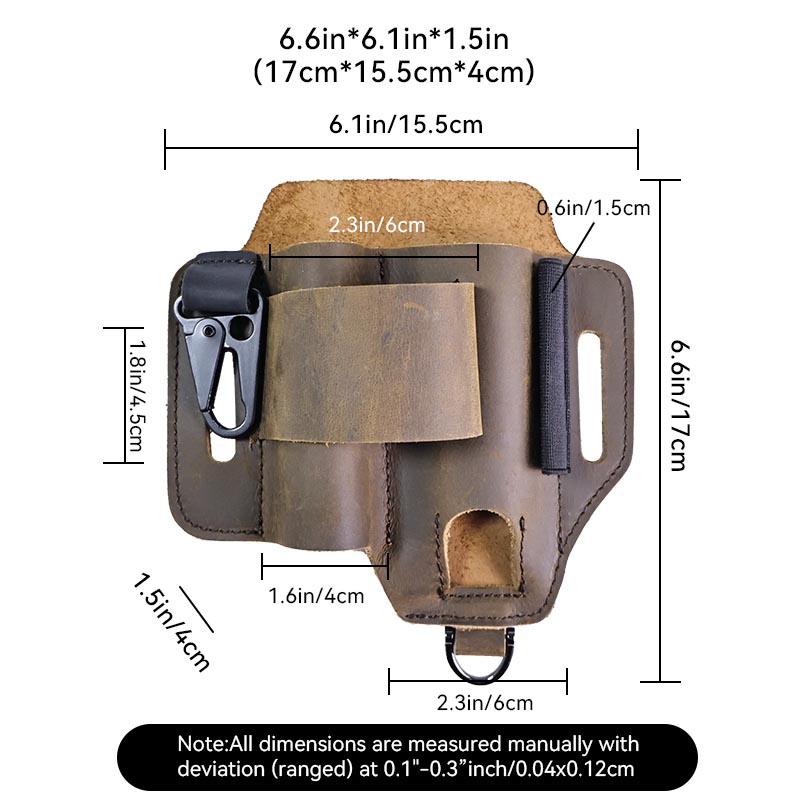 حزمة فاني التكتيكية من الجلد ا - مراجعة Leatherwork Knife Sheath وسعره