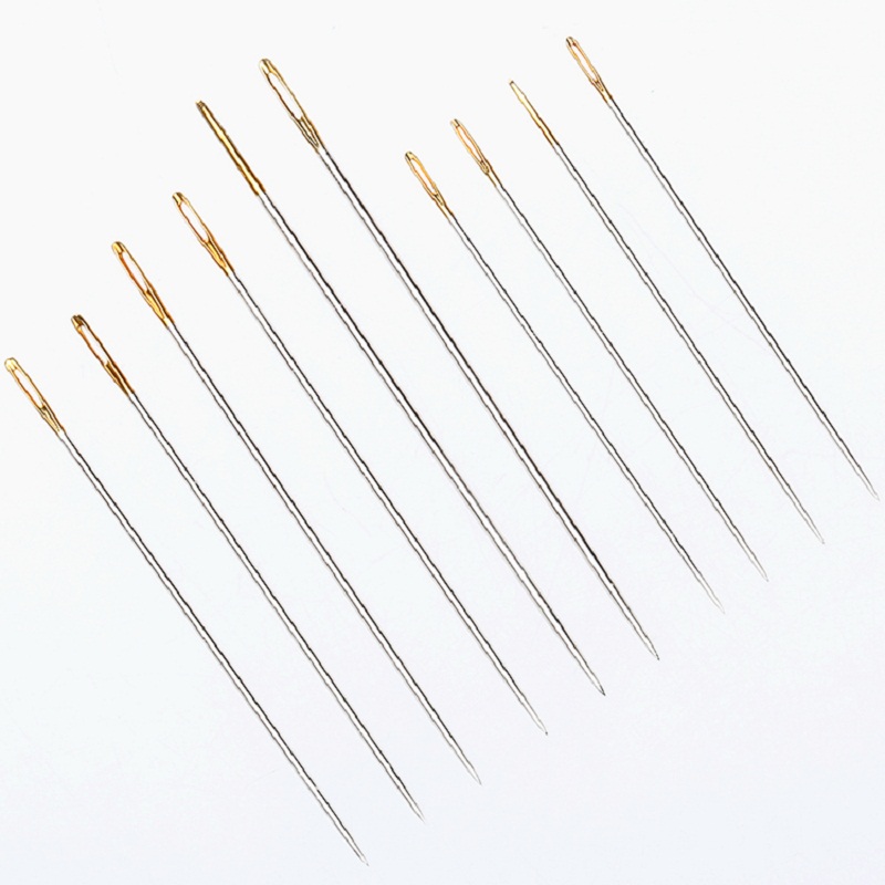 10 قطعة أحجام متنوعة الجلود ال - مراجعة Leatherwork Hand Sewing Needles وسعره
