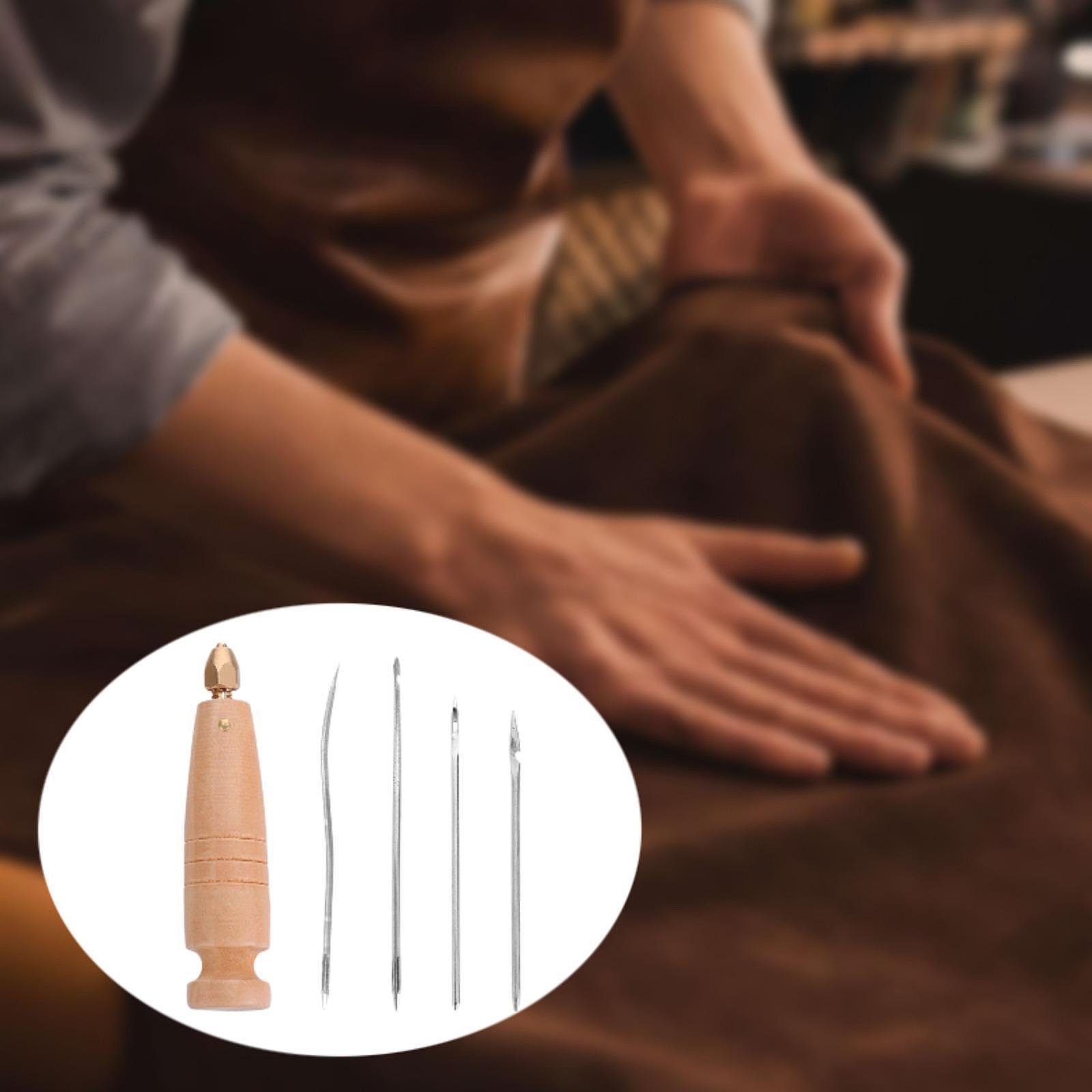 مثقاب خياطة يدوي من القماش وال - مراجعة Leatherwork Hand Sewing Needles وسعره