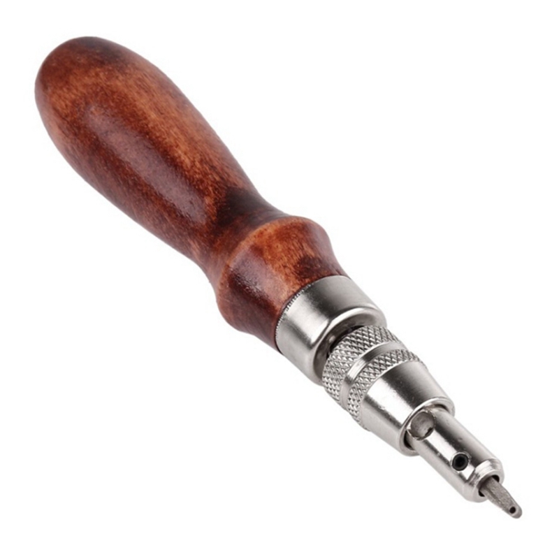 AT13 7 في 1 أداة حفر خياطة قاب - مراجعة Leather Edge Beveler وسعره