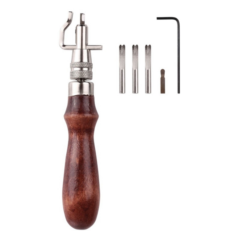 AT13 7 في 1 أداة حفر خياطة قاب - مراجعة Leather Edge Beveler وسعره